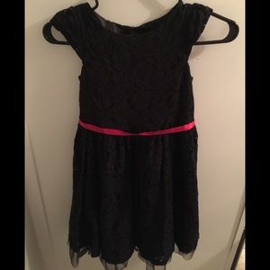 Black lace red ribbon belt 7